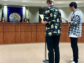 UHS Speaks at a CUSD Board Meeting