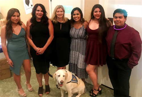 School Staff and Students at prom