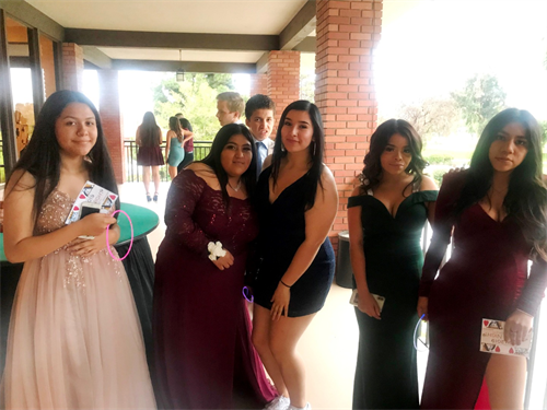 Students at Prom