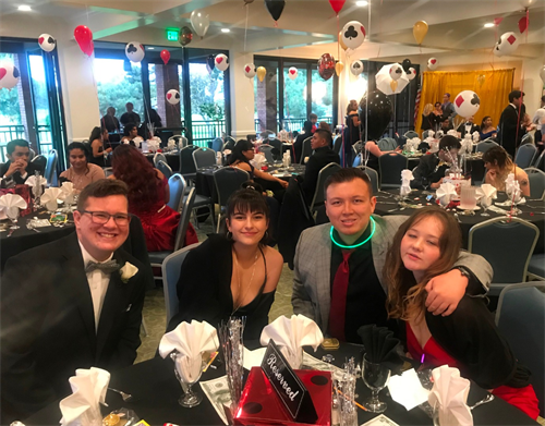 Students at Prom