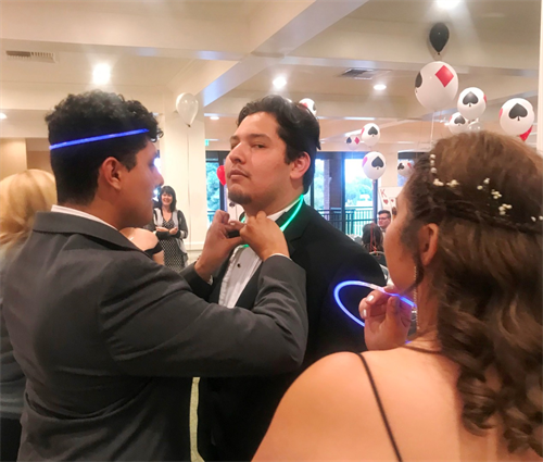 Students at Prom